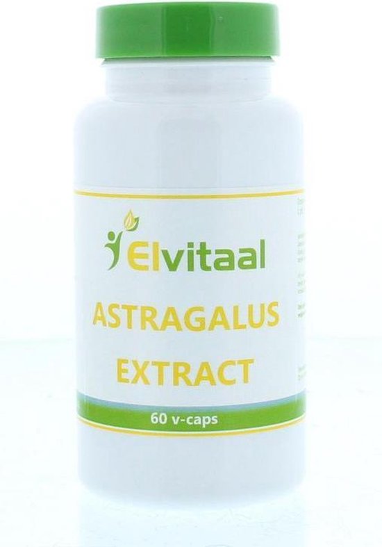 Elvitum Astragalus extract 500mg 60 Capsules