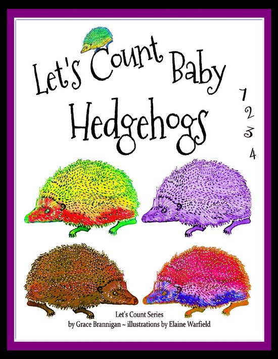 Curious Kids Series 3 - Let's Count Baby Hedgehogs 1,2,3,4 - cover