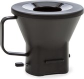 Grande Gusto vervangende koffiefilterhouder met deksel zonder BPA zwart
