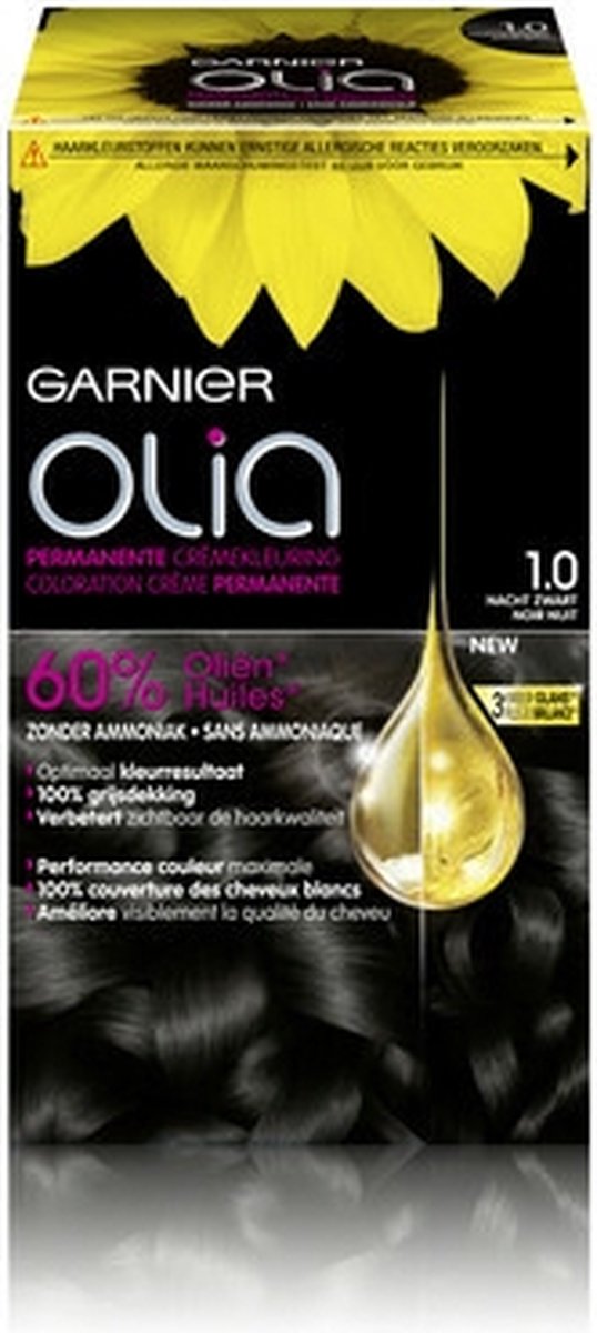 Garnier Olia Haarverf - 1.0 Nacht Zwart