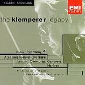 Klemperer Legacy - Brahms: Symphony no 4, etc;  Schumann