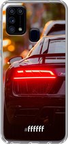 Samsung Galaxy M31 Hoesje Transparant TPU Case - Audi R8 Back #ffffff