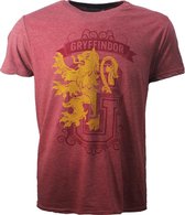 Harry Potter Gryffindor T-Shirt Gemêleerd Rood - Officiële Merchandise