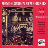 Baltimore Symphony Orchestra & Sergiu Comissiona - Bartholdy: Symphonies (CD)