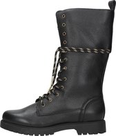 SUB55 Dames veterboots Veterschoenen Hoog - zwart - Maat 39