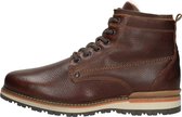 SUB55 Heren veterschoenen Veterschoenen Hoog - cognac - Maat 42