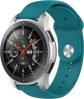 Garmin Vivoactive / Vivomove silicone band - groen - 18mm SM bandje - Horlogeband Armband Polsband