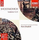 Shostakovich: Symphonies no 7 & 11 / Berglund, Bournemouth