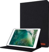 iPad 2020 hoes - 10.2 inch - Book Case met Soft TPU houder - Zwart