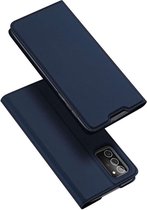 Samsung Galaxy Note 20 Wallet Case Slimline | DUX DUCIS | Blauw