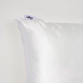 Silqy - Kussensloop Silk - Zijde - 60x70cm cm - Wit