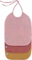 Lässig Muslin Slabben Medium (3 pcs) Rose