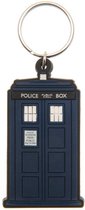 Sleutelhanger - Doctor Who: Tardis - rubber - metalen ring