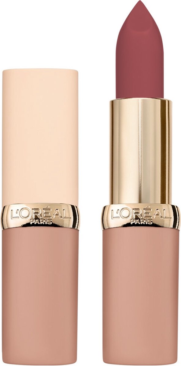 L’Oréal Paris Color Riche Free the Nudes Lipstick - Nude Matte - 06 No Hesitation - Bruin - 3,9 gr - L’Oréal Paris