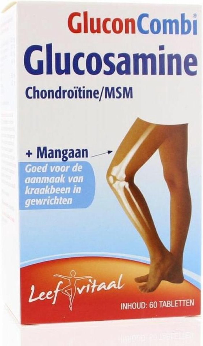 Leefvitaal Glucon Combi + Vitamine C - Glucosamine - 60 tabletten