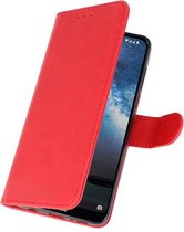 Wicked Narwal | bookstyle / book case/ wallet case Wallet Cases Hoes voor Nokia 2.2 Rood