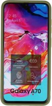 Wicked Narwal | Kleurcombinatie Hard Case voor Samsung Galaxy A70 Groen