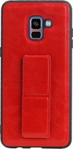 Wicked Narwal | Grip Stand Hardcase Backcover voor Samsung Samsung galaxy a8 2015 Plus Rood