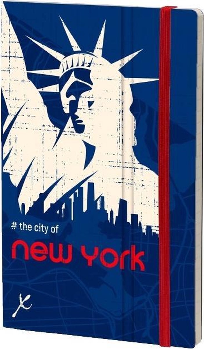 Stifflexible Notitieboek New York City 21 X 13 Cm Karton/papier