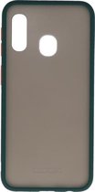 Wicked Narwal | Kleurcombinatie Hard Case voor Samsung Galaxy A11 Donker Groen
