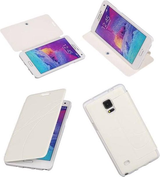 Wicked Narwal | Easy Booktype hoesje voor Samsung Galaxy Note 4 N910F Wit |  bol.com