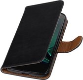 Wicked Narwal | Premium TPU PU Leder bookstyle / book case/ wallet case voor Motorola Moto G4 Play Zwart