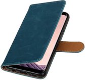 Wicked Narwal | Premium TPU PU Leder bookstyle / book case/ wallet case voor Samsung Galaxy S8 Plus Blauw
