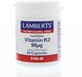 Lamberts Vitamine K2 90 mcg - 60 capsules - Vitamine K - Voedingssupplement