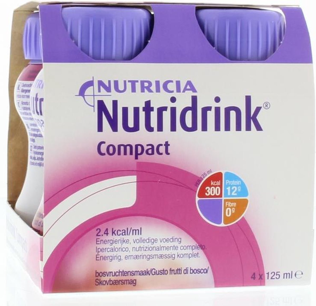 Nutridrink Compact bosvruchten - 4 x 125 ml