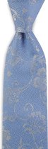 We Love Ties - Stropdas Lovely Lace - geweven polyester Microfill - lichtblauw