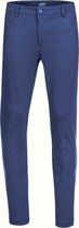 donkerblauwe heren stretch pantalon maat 32