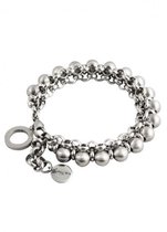 STUDIO BY BO® Armband Inéz Matt Silver  L/XL | RVS Jasseron | Uniek Handwerk | 100% Allergievrij