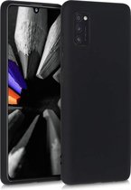 Flexibele achterkant Silicone hoesje zwart Geschikt voor: Samsung Galaxy M31