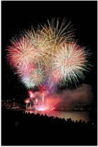 Poster – Vuurwerk Show - 40x60cm Foto op Posterpapier