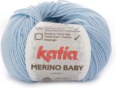 Katia Merino Baby - 8 licht hemelsblauw - 50 gr. = 165 m.