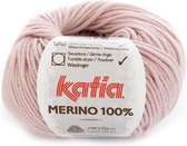 Katia Merino 100% - 62 - Lichtroze_ - 50 gr. = 102 m.