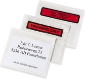 Paklijst/plakzak Enveloppen A7 / C7 - Transparant per 1000 stuks