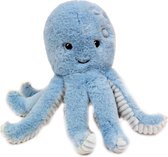 Octopus blauw 19 cm