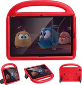 Huawei Mediapad M5/M6 Hoes - 10.8 inch - Schokbestendige case met handvat - Sparrow Kids Cover - Rood