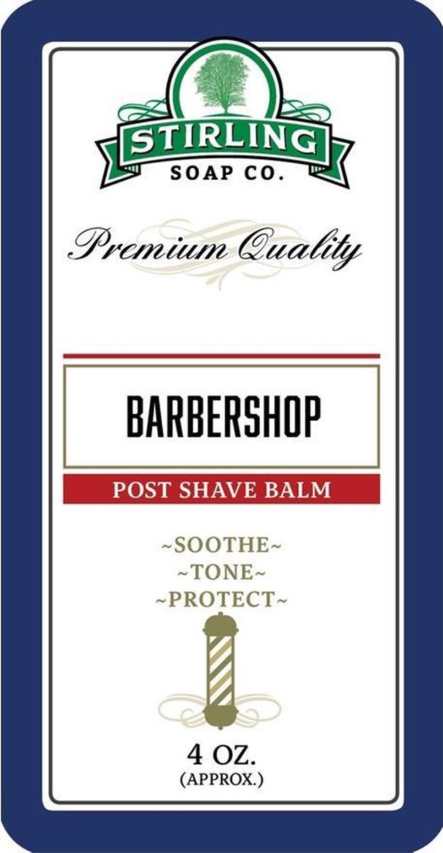 Stirling Soap Co. after shave balm Barbershop 118ml