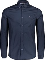 Tommy Hilfiger Overhemd Blauw  - Maat M - Heren - Never out of stock Collectie - Katoen