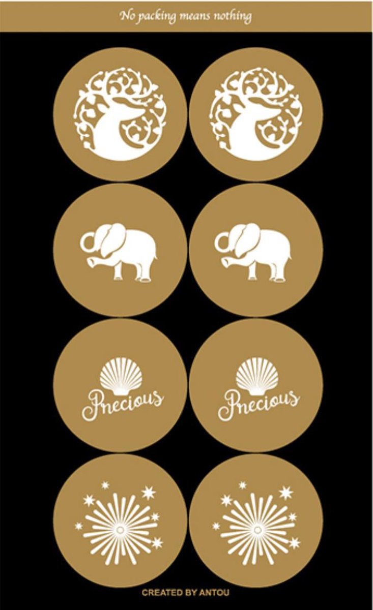 Sluitzegel Set Feest - 24 stuks - stickers - sluitstickers - cadeaustickers - feestelijke sluitzegels - inpakken