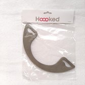 Hoooked Bag Handle Half Moon Brown (WolVol)