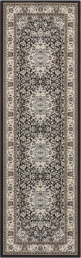 Tapis de passage classique Skazar Isfahan - crème / marron 80x250 cm