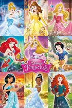 DISNEY PRINCESS - Poster 61X91 - Collage