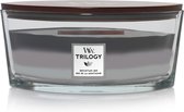 WoodWick Trilogy HearthWick Flame Ellipse Candle Mountain Air