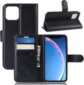iPhone 11 Pro Max Hoesje Wallet Case Zwart