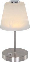 Trio Leuchten Emmy tafellampje | 4 standen dimbaar | 25 cm hoog | staal