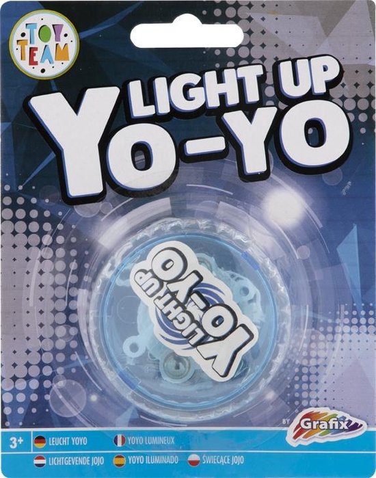 Yo-yo lumineux - Blauw - Cadeau pour enfant - Grafix | bol