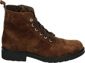 Durea 9720 E - Dames VeterlaarzenHalf-hoge schoenen - Kleur: Bruin - Maat: 38.5